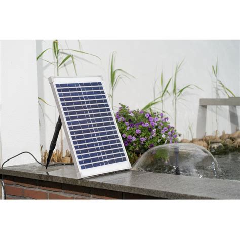 Pompe Bassin Solarmax Ubbink Avec Panneau Solaire Pour Jets D Eau