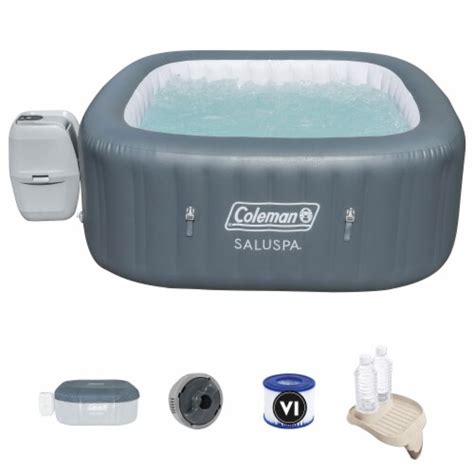 Coleman Saluspa Person Inflatable Hot Tub With Intex Attachable Cup Holder Piece Kroger