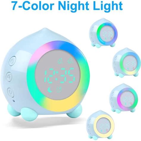 Réveil Enfant Lumineux LED Numerique YESCUSTOM Fonction de Snooze