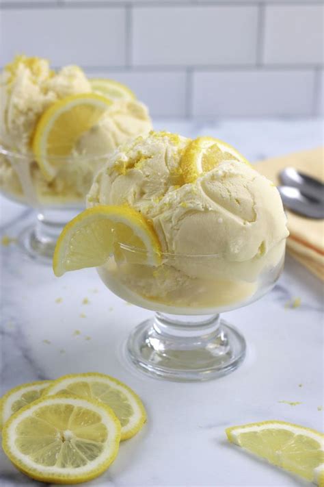 How To Make Homemade Lemon Ice Cream Lemon Ice Cream Lemon Custard