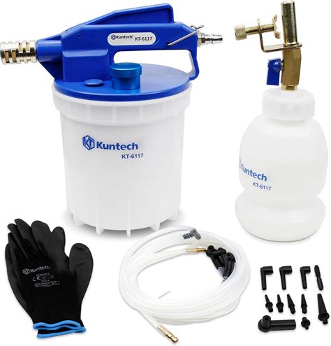 Amazon Kuntech Vacuum Brake Bleeder Kit With L Brake Fluid