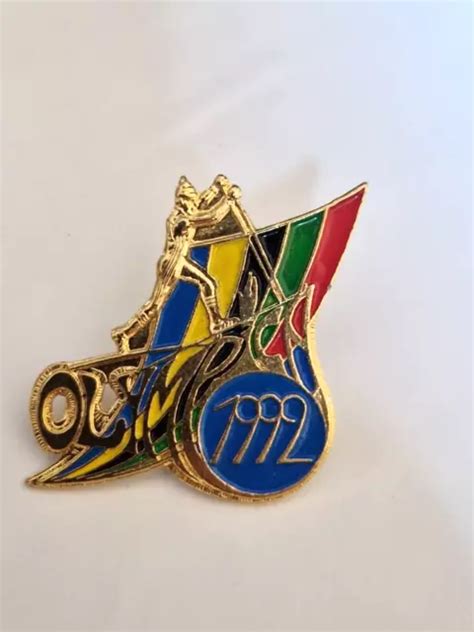 Pin S Vintage Collector Jeux Olympiques Albertville Mont E Enski