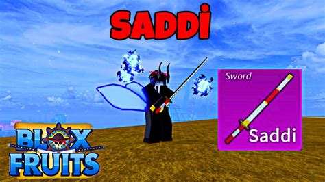 SADDİ NASIL ALINIR ROBLOX BLOX FRUİT TÜRKÇE YouTube