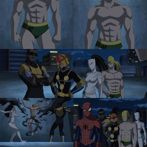 Ultimate Spider Man Iron Fist In His Undies By Gui223 On Deviantart