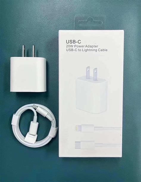 20W USB-C Power Adapter USB-C to Liqhtning Cable Us UK EU in Stock ...