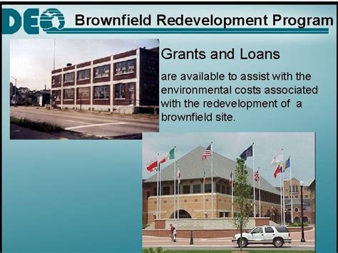 Brownfield Redevelopment Program Clean Up Of Contaminated Sites