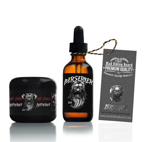 Berserker Beard Oil & Balm Combo - Mad Viking Beard Co.