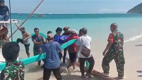 Korban Terseret Ombak Pantai Menangis Ditemukan Di Perairan Maluk