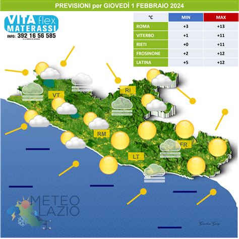 Bollettino Meteo Per OGGI 1 Febbraio 2024 E DOMANI 2 Febbraio 2024