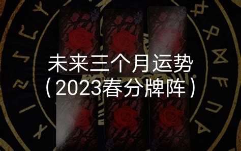 【龙女塔罗】未来三个月运势事业感情健康精神课题（2023春分牌阵） 龙女塔罗 龙女塔罗 哔哩哔哩视频