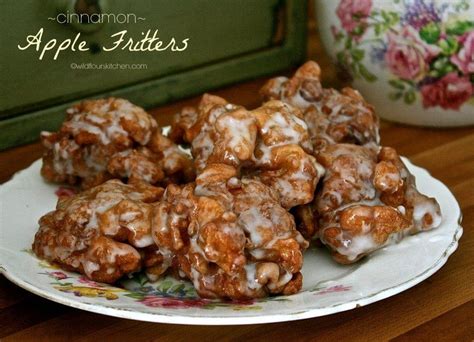 Cinnamon Apple Fritters Fried Apple Doughnuts Aka Donuts