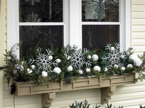 Ulululu Fensterbrett Weihnachtsdeko Fensterbank Aussen