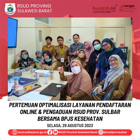 Pertemuan Optimalisasi Layanan Pendaftaran Online Dan Pengaduan Rsud