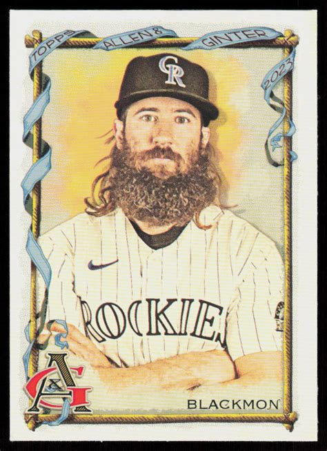 2023 Topps Allen Ginter Charlie Blackmon 171 BASEBALL Colorado