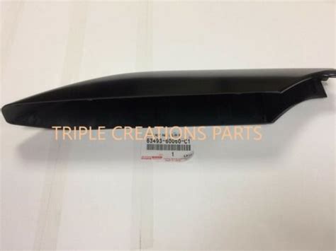 6349360060C1 GENUINE Toyota PRADO COVER ROOF RACK LEG REAR RH 63493