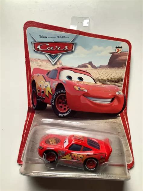 Mattel Disney Pixar Cars Lightning Mcqueen First Edition Metal