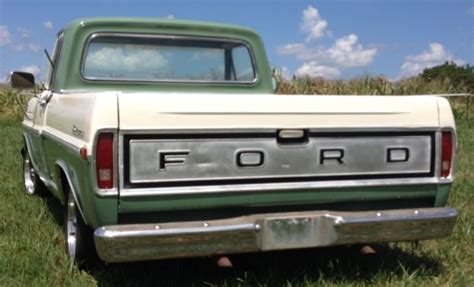 Seller Of Classic Cars 1971 Ford F 100 Boxwood Green And Wimbledon