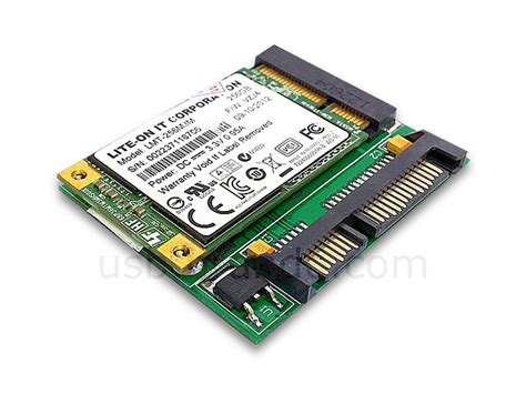 50mm Mini Pci E Msata Ssd To Sata 22 Pin Adapter