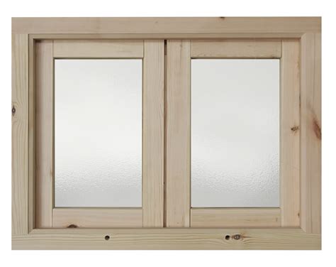 Ventana Madera De Pino Basic Practicable De 80x60cm Leroy Merlin