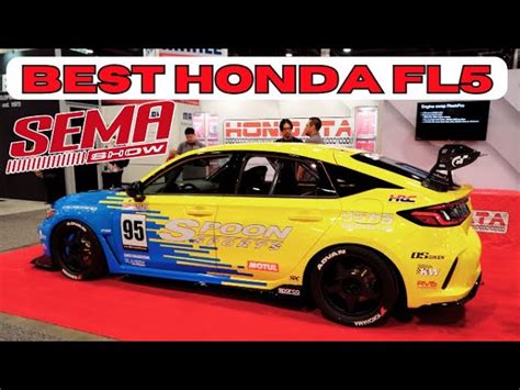 The Best Ctr Fl S At Sema Civicxi Th Gen Civic Type R Fl