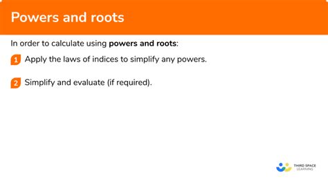 Powers And Roots - GCSE Maths - Steps, Examples & Worksheet