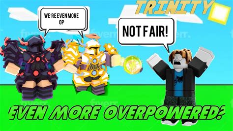 Roblox Bedwars Made The Trinity Kit Even More Overpowered Youtube