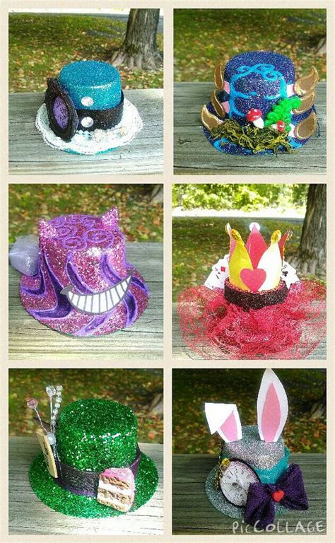 Alice In Wonderland Mini Top Hats Mad Hatter Tea Party Alice In Wonderland Tea Party Alice