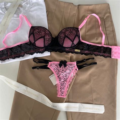 Aprender Sobre Imagem Lingerie Rosa E Preto Br Thptnganamst Edu Vn