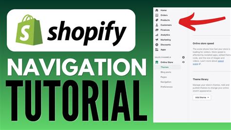 Shopify Navigation Tutorial Full Guide In 2023 YouTube