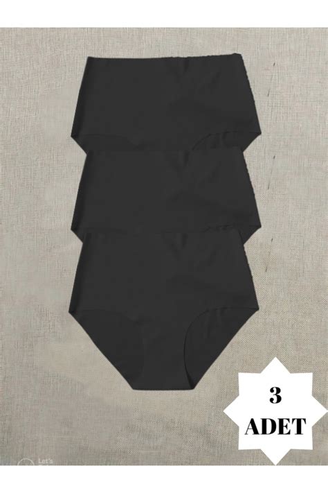 Adeniz Kadın Yüksek Bel lü Paket Dikişsiz Lazer Kesim Iz Yapmaz Bikini Slip Külot Fiyatı