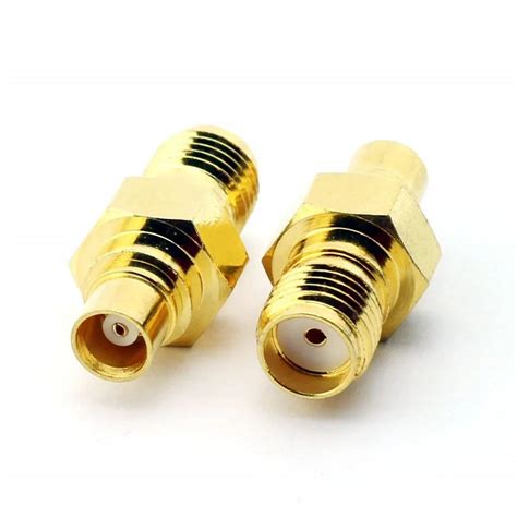 Pcs Sma Female Jack To Mcx Female Jack Rf Coaxial Adapter Connector In