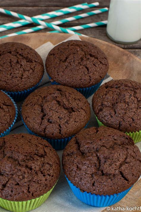 Schnelle Schokomuffins Ohne Ei Katha Kocht Muffin Chocolat