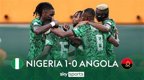 Nigeria 1-0 Angola | AFCON highlights | Football News | Sky Sports