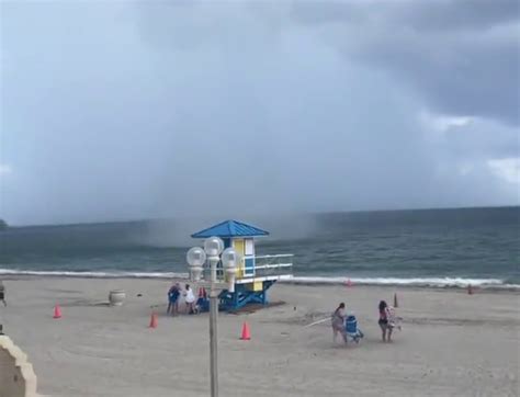 Waterspout Appears Near Beach In Florida Iha News