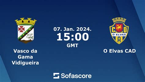 Vasco Da Gama Vidigueira Vs O Elvas CAD Live Score H2H And Lineups