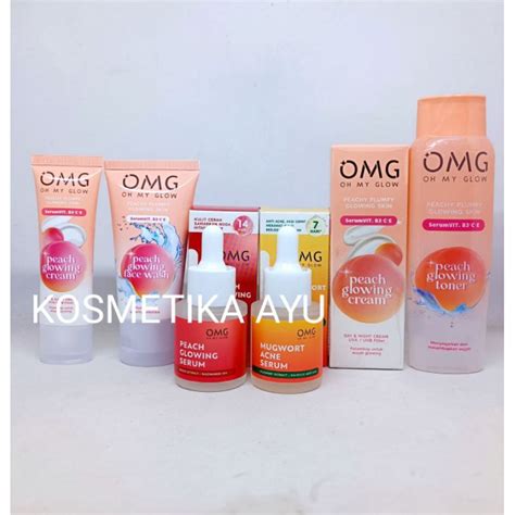 Jual OMG OH MY GLOW Peach Glowing Indonesia Paket OMG Plumpy Glowing