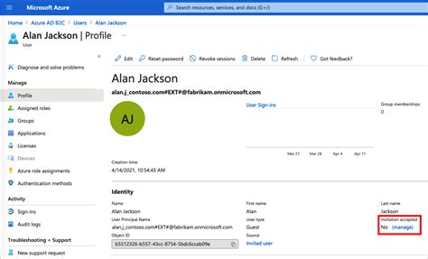 Azure Active Directory B2c에서 관리자 계정 관리 Azure Active Directory B2c Microsoft Learn