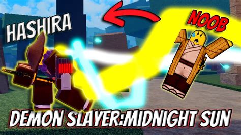 Noob To Max In Demon Slayer Midnight Sun Roblox Youtube