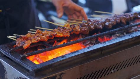 Satay, Delicious Malay Food Stock Footage Video (100% Royalty-free) 19033285 | Shutterstock