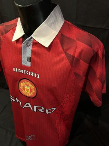 Manchester United 96 98 Home Shirt Beckham L EBay