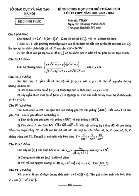 Đề Thi HSG Toán 12 Trang 3 trên 22 TOANMATH