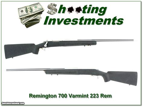 Remington 700 Varmint Stainless Fluted 223 Rem