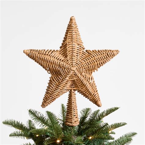 Rattan Star Christmas Tree Topper Reviews Crate And Barrel
