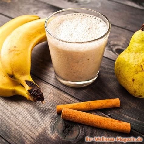 Eiwei Shake Mit Birne Und Zimt Low Carb Eiwei Di T Rezept Zum Abnehmen