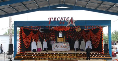 Secundaria Tecnica 64 Lleva A Cabo Ceremonia Del Dia De Muertos