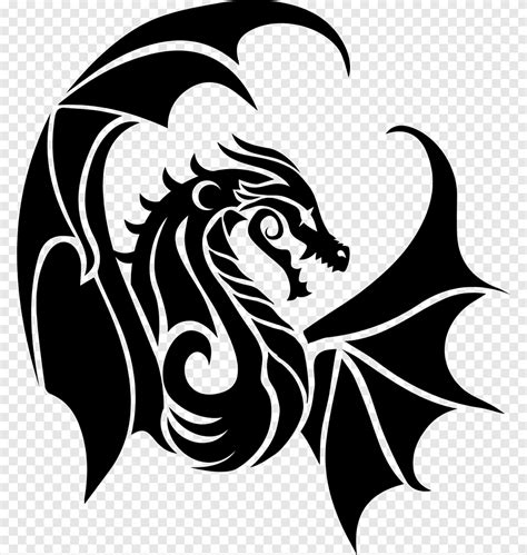 Dragon Day Spa Logo Art, логотип дракона, легендарное существо ...