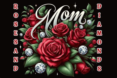 Roses And Diamonds Mother S Day Graphic By BElux Business Brand