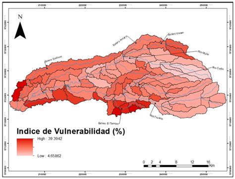 Vulnerabilidad H Drica Espacial Ante Un Escenario De Expansi N