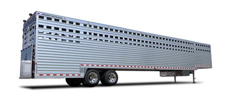 Ground Load Aluminum Semi Trailer Elite Custom Aluminum Horse And