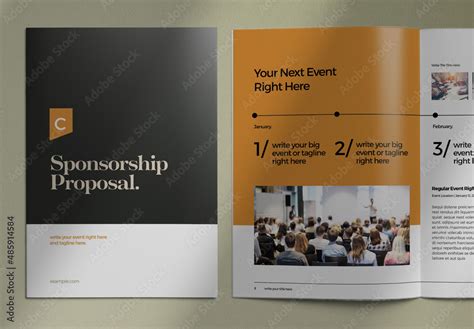 Sponsorship Proposal Stock Template Adobe Stock